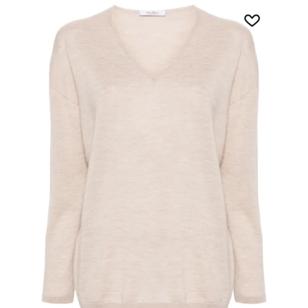 MaxMara Salmon Cashmere Blend Sweater